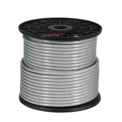 Cable de acero galvanizado plastificado