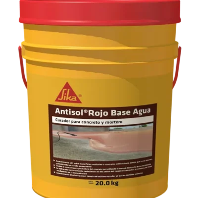 ANTISOL ROJO – BASE AGUA.  CURADOR PARA CONCRETO Y MORTERO