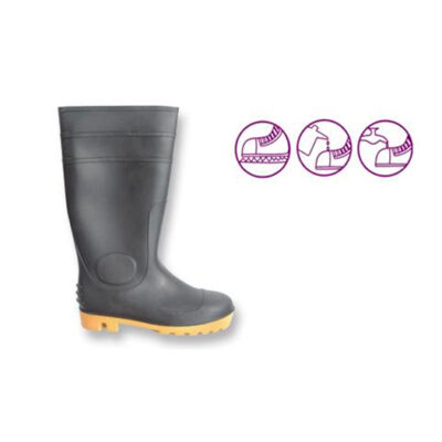 Botas en PVC Negro