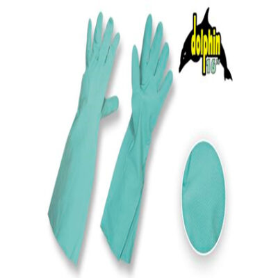 Guantes Nitrilo Verde con Flock Zubiola